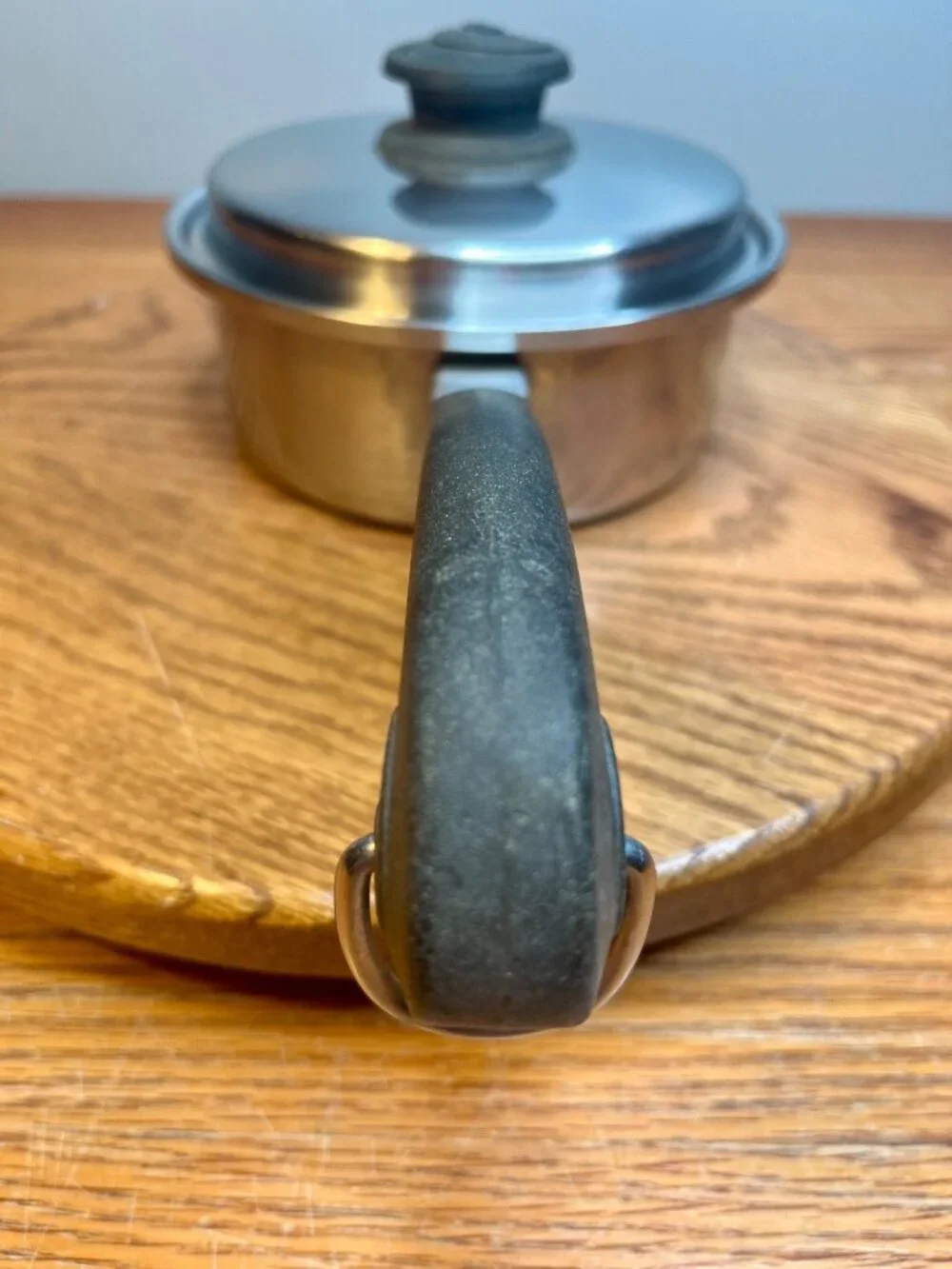 Vintage 1 QT Saladmaster Stainless Steel Saucepan with Vapo Lid, Induction Com